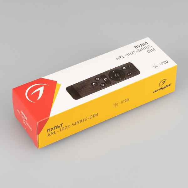 Купить Arlight Пульт ARL-1022-SIRIUS-DIM Black (1 зона, RF) (IP20 Пластик, 2 года) 027143