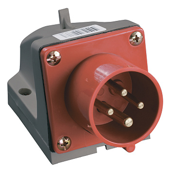 IEK Вилка 514 стац.3Р+РЕ 16А 380В IP44