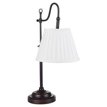 Lussole S.R.L Металл Черный /  Ткань Светильник настольный E14 40W LSL-2904-01 Lussole S.R.L Металл Черный /  Ткань Светильник настольный E14 40W LSL-2904-01