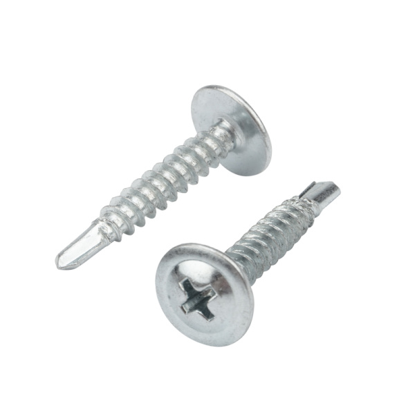 Саморез с прессшайбой KRANZ ПШС сверло 4.2x25, пакет (20шт.) 1182-4225-4