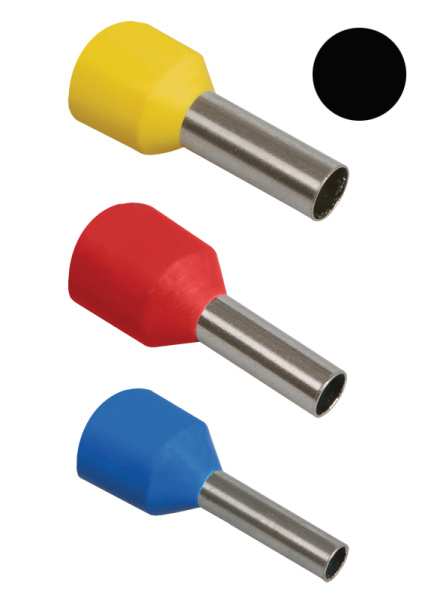 Купить IEK Наконечник НШВИ 6,0-12 черный (100шт/упак)