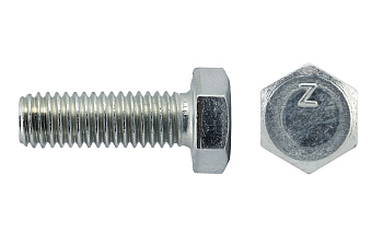 Tech-Krep Болт DIN933 с шестигранной головкой оцинк. М6х20 (18 шт) - пакет 102957