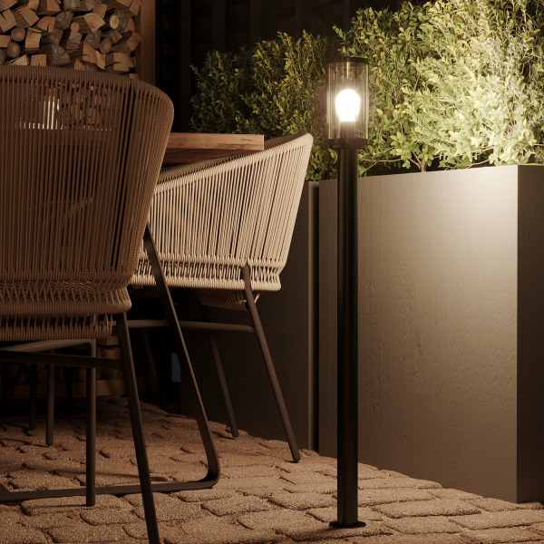 Купить Gauss Светильник садово-парковый Vega столб 10.5*80cm, 170-240V / 50Hz, 1xE27, Max.60W, IP: 54, GD024