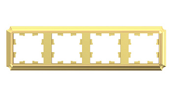 Systeme Electric AtlasDesign Antique Золото Рамка 4-ая, универсальная