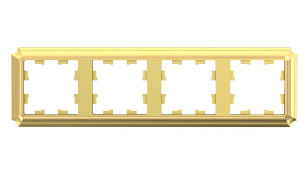 Systeme Electric AtlasDesign Antique Золото Рамка 4-ая, универсальная
