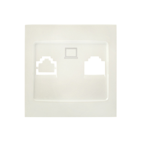 Купить EKF PROxima Валенсия лицевая панель розетки RJ-45 1-местная жемчуг