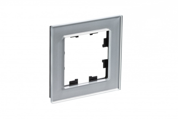 Купить Systeme Electric AtlasDesign Nature Стекло алюминий Рамка 1-ая