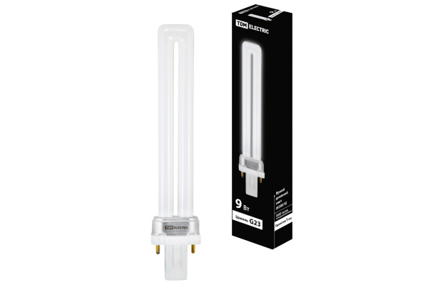 TDM Лампа энергосберегающая КЛЛ-PS-9 Вт-6500 K-G23 SQ0323-0086