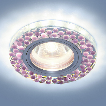 Elektrostandard 2194 MR16 / Светильник встраиваемый SL/VL зеркальный/фиолетовый a036818