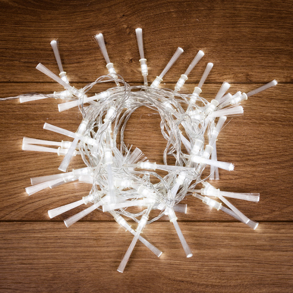 NEON-NIGHT Гирлянда светодиодная "Кисточки" 48 LED БЕЛЫЕ 5 метров 303-035