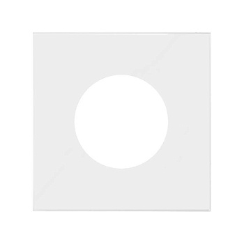 Simon 100 Белый матовый Накладка евро-американской розетки 10000047-230