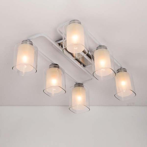 Купить Citilux CL159260 Румба Белый+Хром Люстра