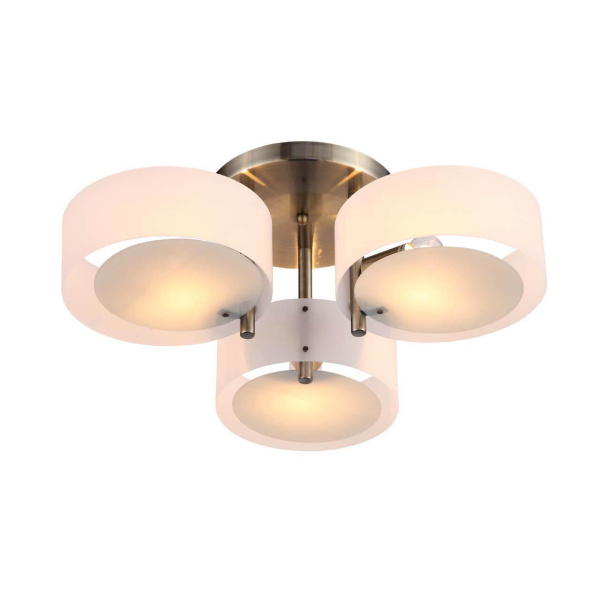 Купить Evoluce SL483.352.03 Светильник потолочный Бронза/Белый E27 3*60W