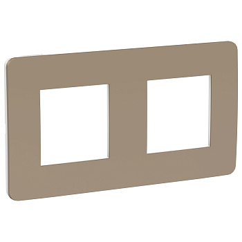 SE Unica Studio Песочная/Белая Рамка 2-ная NU280426