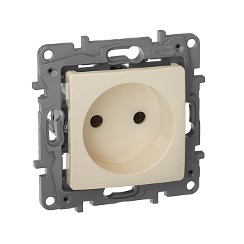Legrand Etika Слоновая кость Розетка б/з, винтовые клеммы 672320