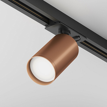 Maytoni Трековый светильник Черный и Медь матовая Focus TR020-1-U-GU10-BC