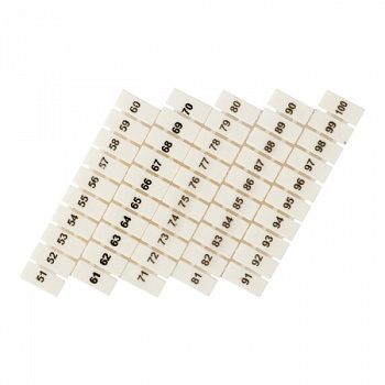 EKF PROxima Маркеры для JXB-ST 1,5 с нумерацией 50-100 (100 шт.)