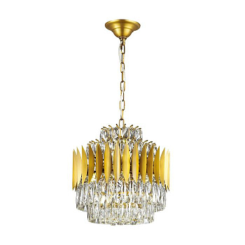 Odeon Light 4123/12 ODL19 439 золото/хрусталь Люстра E14 12*40W VALETTA