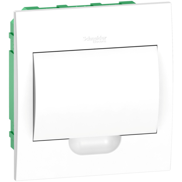 Systeme Electric EASY 9 Корпус встраиваемый с белой дверью 1ряд/8мод, IP40, IK07,63А, 2 клеммы