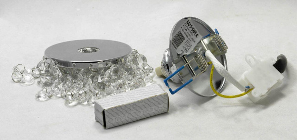 Купить Lussole PROMO 2 Металл Хром /  Стекло Светильник встраиваемый G9 5W GRLSJ-0400-01