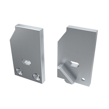 Arlight Заглушка для ALM-GLASS-10 левая с отверстием (Металл) 026734