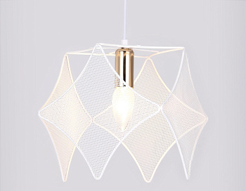 Ambrella Подвесной светильник в стиле лофт TR8420 WH/GD белый/золото E14 max 40W D285*1000