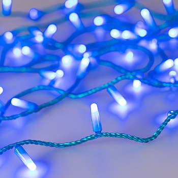Arlight Светодиодная гирлянда ARD-STRING-CLASSIC-10000-BLUE-100LED-MILK-STD Blue (230V, 7W) (Ardecoled, IP65) 031198