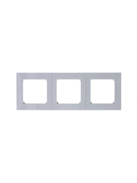 Купить ABB EPJ Levit серый / белый Рамка 3 поста 2CHH015030A6016