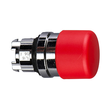 SE XB4 Головка кнопки 22мм красная ZB4BC44