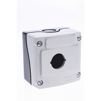 Legrand Osmoz Пост кнопочный, 1 отверстие - серый 024200