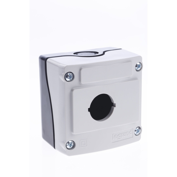 Legrand Osmoz Пост кнопочный, 1 отверстие - серый 024200