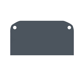 Denkirs TR3052-AL Торцевая заглушка для профиля TR3050-AL Denkirs TR3052-AL Торцевая заглушка для профиля TR3050-AL