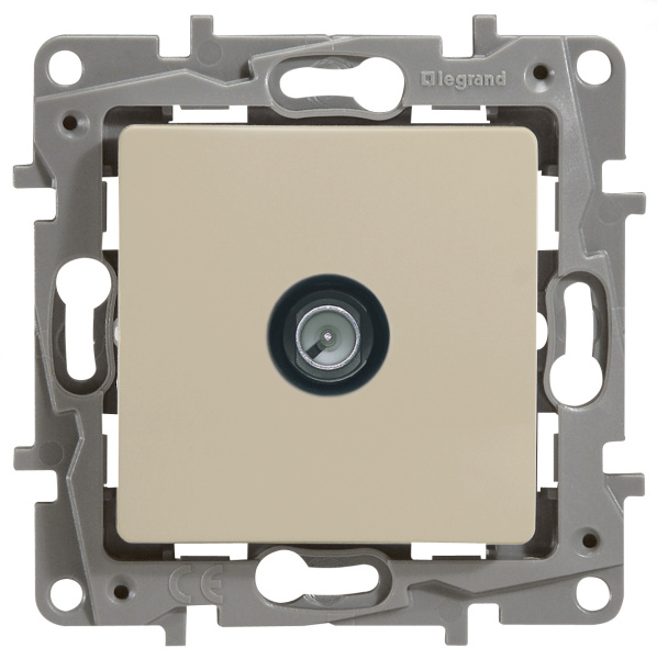 Купить Legrand Etika Слоновая кость Розетка TVоконечная 672365