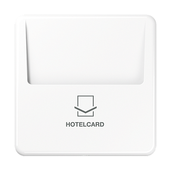 JUNG CD 500/CD plus Белая Накладка карточного выключателя CD590CARDWW