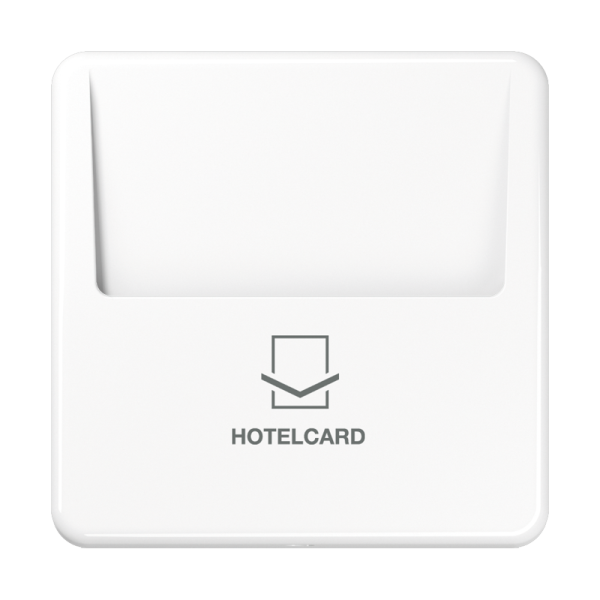 JUNG CD 500/CD plus Белая Накладка карточного выключателя CD590CARDWW