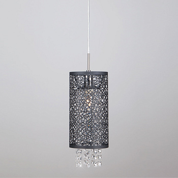 Eurosvet Подвесной светильник с хрусталем 1180/1 хром 00000065374