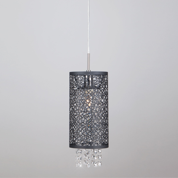 Eurosvet Подвесной светильник с хрусталем 1180/1 хром 00000065374