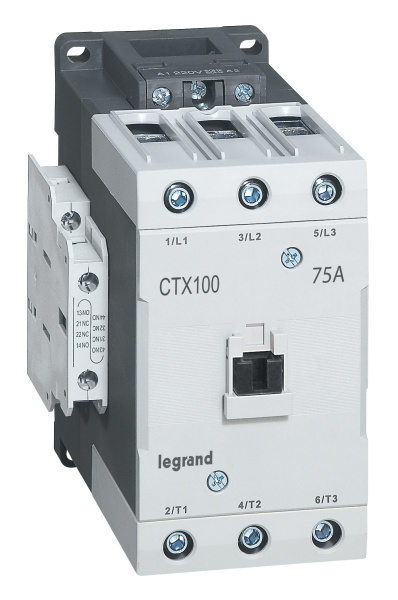 Legrand CTX3 Контактор 100 3P 75A (AC-3) 2но2нз ~110В 416194