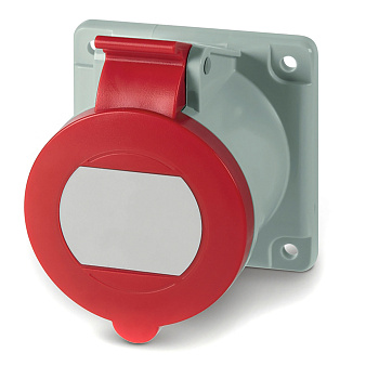 DKC Розетка панельная IP44 32A 3P+E 400В