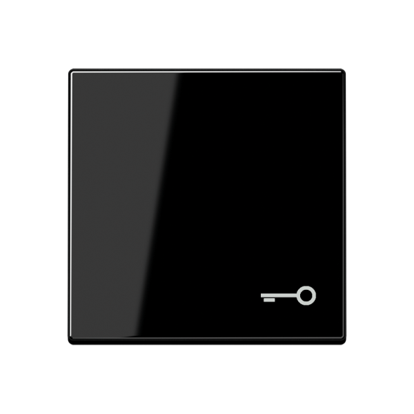 JUNG Клавиша с символом "замок" черная A590TSW