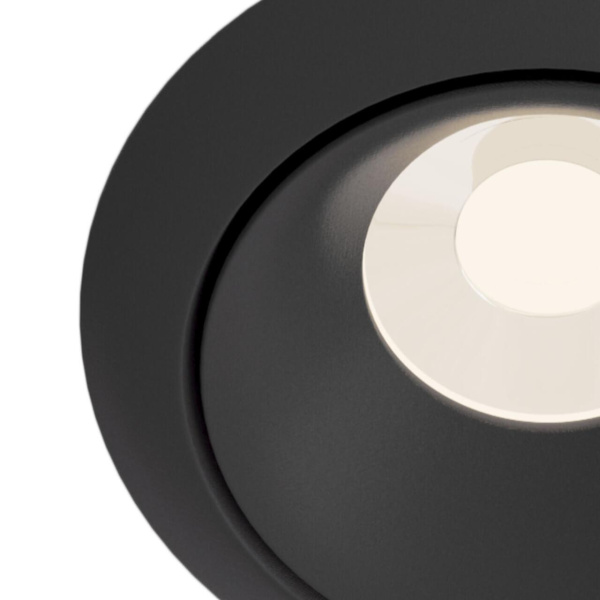 Купить Maytoni Technical Yin Черный Встраиваемый светильник GU10 50W DL030-2-01B