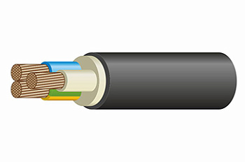 Кабель силовой медь ВВГнг(А)-LS 3x35мм² черный ГОСТ ВВГнг(А)-LS 3*35 мк-0,66
