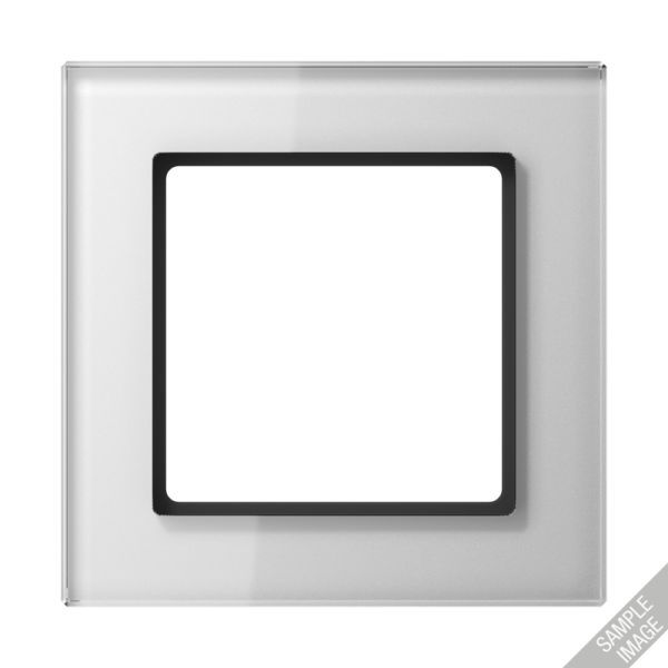 JUNG A creation Стекло Белое Рамка 5-ая AC585GLWW