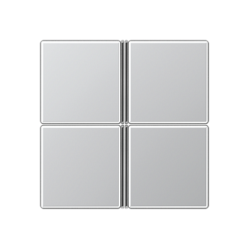 JUNG АS 500 KNX Алюминий Набор накладок, 4гр A404TSAAL