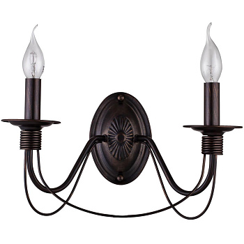 Freya Classic Velia Коричневый Бра E14 60W FR2046-WL-02-BR