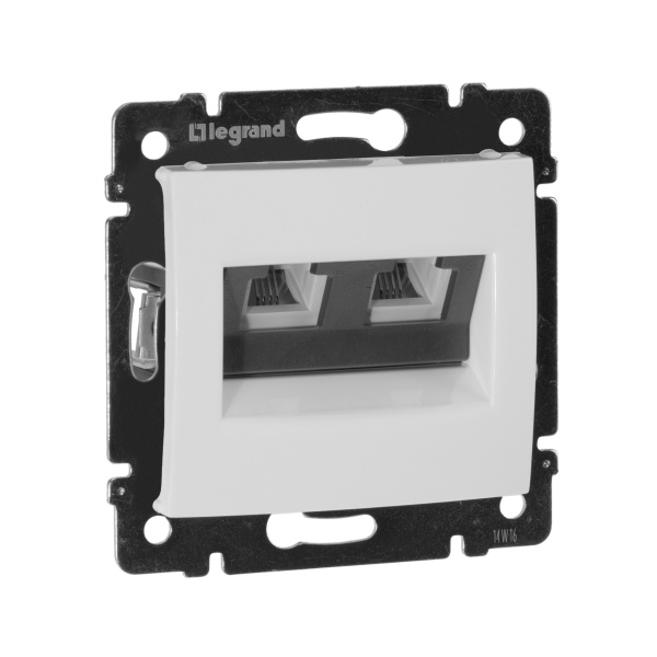 Legrand Valena Бел Розетка ТЛФ 2-ая 774439