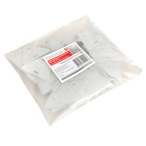 Купить EKF PROxima Бирка кабельная маркировочная У-136 (100шт.) треугольник