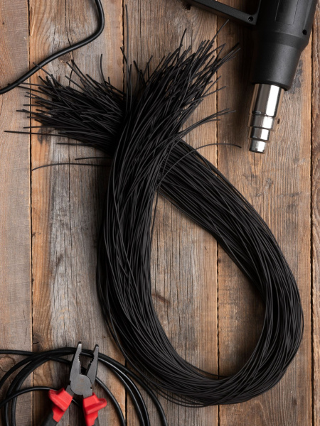 Купить EKF PROxima Термоусаживаемая трубка ТУТ нг 1.5/0.75 черная в отрезках по 1м tut-1.5-b-1m