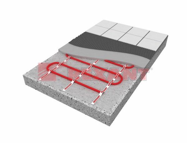 Купить Теплый пол (нагревательный МАТ) Extra, площадь 1,0 м2 (0,5 х 2,0 метра), 160Вт, (двух жильный) Rexant 51-0502