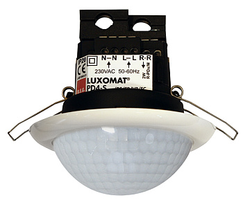 BEG Белый Датчик SLAVE потолочный 360°, диаметр действия 24м. IP20 92254